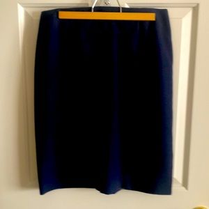 Navy blue skirt, size 12, pencil style